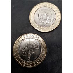 BRITISH COLLECTOR'S COINS: SHAKEPEARE.