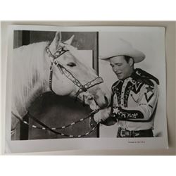 ROY ROGERS AND TRIGGER VINTAGE PHOTO.