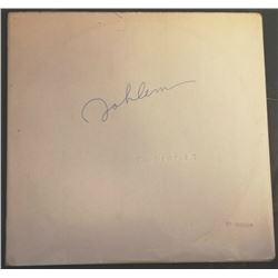 THE BEATLES WHITE ALBUM SIGNED BY JOHN LENNON.