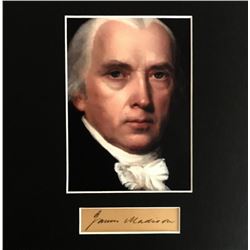 PRESIDENT JAMES MADISON (1751-1836).