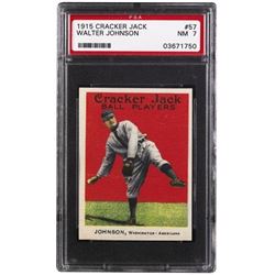 1915 Walter Johnson  Cracker Jack number 57.