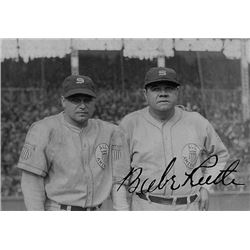 1934: Babe Ruth signed snap with Jamie Foxx.