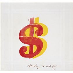 Andy Warhol - Dollar Sign, circa 1982