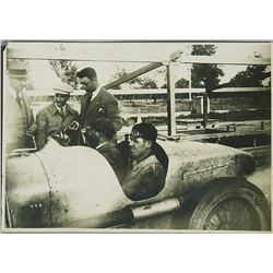 ENZO FERRARI original Black and white photo.