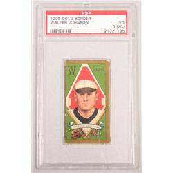 T-205 gold border Walter Johnson 1911
