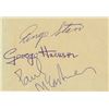 Image 1 : The Beatles signed album page.