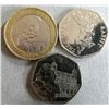 Image 1 : THREE RARE BRITISH COINS.