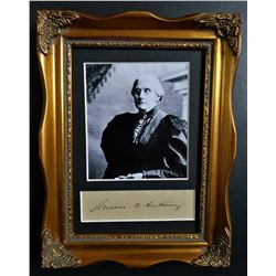 SUSAN B ANTHONY (1820-1906).