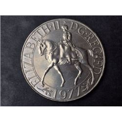Queen Elizabeth II 1977 Jubilee Commemorative Crown