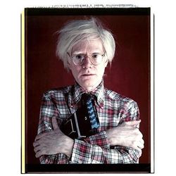 Life photographer: Bill Ray signed Andy Warhol 1980 portrait.