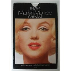 Vintage 1974 Marilyn Monroe Calendar with Commentary by Norman Mailer.
