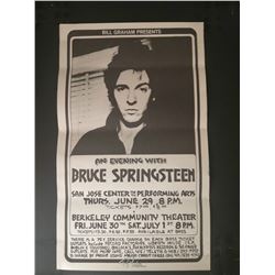 Randy Tuten Signed Bruce Springsteen Original Poster