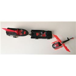 Corgi BatMobile and BatBoat. Corgi Juniors Batmobile. Trailer and helicopter