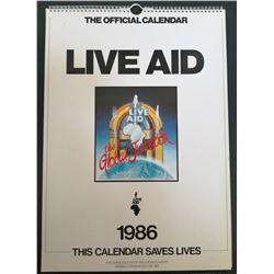 Live Aid (July 13th, 1985) : Official 1986 Calendar.