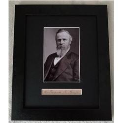 RUTHERFORD B HAYES (1822-1893).