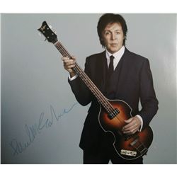 PAUL MCCARTNEY SIGNED PHOTO