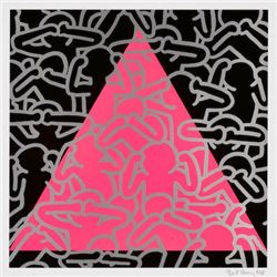 KEITH HARING, Silence = Death