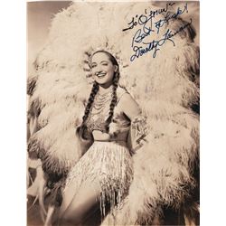 DOROTHY LAMOUR SIGNED PHOTO.