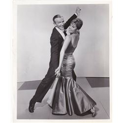 BARRIE CHASE + FRED ASTAIRE VINTAGE PHOTO.