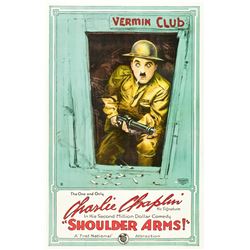 Shoulder Arms (First National, 1918). One Sheet.