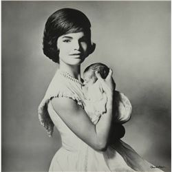 RICHARD AVEDON:  Jacqueline and John F. Kennedy Jr., 1961.