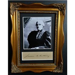 SUSAN B ANTHONY (1820-1906).