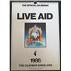 Image 1 : Live Aid (July 13th, 1985) : Official 1986 Calendar.