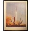 Image 16 : NASA ORIGINAL 1969  VINTAGE LITHOGRAPHS. 11x14 inches.