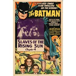 The Batman (Columbia, 1943). One sheet.