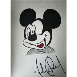 Michael Jackson drawing of Mickey Mouse.