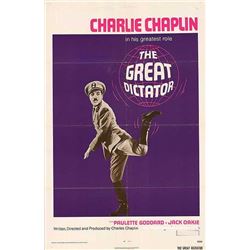 The Great Dictator vintage poster.