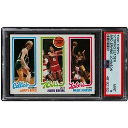 1980 Topps Larry Bird/Julius Erving/Magic Johnson