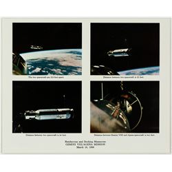 Gemini 8: NASA Mission Rendezvous and Docking Highlights Colour Photo