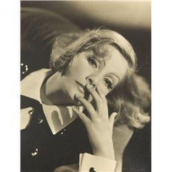 Clarence Sinclair Bull: GRETA GARBO vintage photo.