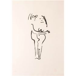 Real Love lithograph of John and Yoko signed by Yoko