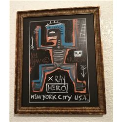 JEAN-MICHEL BASQUAIT (American 1960-1988): UNTITLED.