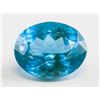Image 1 : 9.65ct Oval Cut Blue Natural Tourmaline GGL