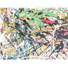 Image 3 : Jackson Pollock American Abstract Acrylic Canvas