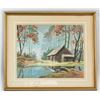 Image 2 : Berk Landscape Gouache on Board Dated '73