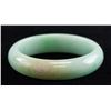 Image 2 : Burma Green Jadeite Bangle w/Cert