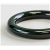 Image 2 : Chinese Hetian Green Jade Carved Bangle CERT