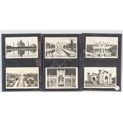Six Assorted Indian Taj Mahal Postcards