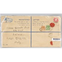 Three Assorted British Stamps on 1934 Envelope