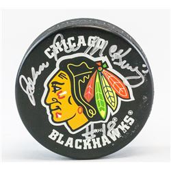 John McKenzie 1937-2018 Canadian Autographed Puck