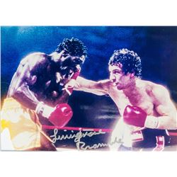 Livingstone Bramble and Ray Mancini Signed Photo