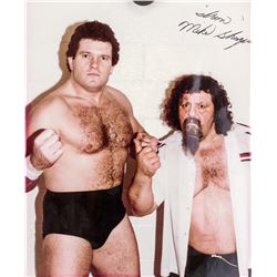 Mike Sharpe & Captain Lou Albano Autographed Photo