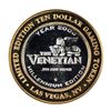 Image 2 : .999 Silver The Venetian Las Vegas, NV $10 Casino Limited Edition Gaming Token