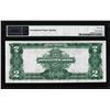 Image 2 : 1899 $2 Mini-Porthole Silver Certificate Note Fr.255 PMG Gem Uncirculated 66EPQ