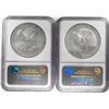 Image 2 : Lot of (2) 2007-W $1 American Silver Eagle Coins NGC MS69 Early Releases