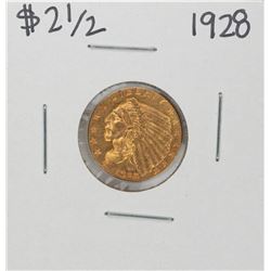 1928 $2 1/2 Indian Head Quarter Eagle Gold Coin